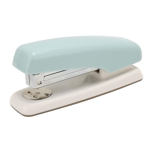 Desktop -Heftstapler, 20 Blattkapazitätsrotation 2pcs Tabelle Ergonomisches Design für die Schule für Büro Tragbar (BLUE) von Jiawu