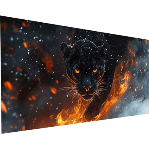 Diamond Painting Erwachsene Tier Diamond Painting XXL 100x200cm Full Drill Leopard Diamant Painting Bilder Perlen Bilder Malerei Mosaikherstellung, für Home Office Wand Dekor Geschenke Mädchen K-148 von Jiaxaong