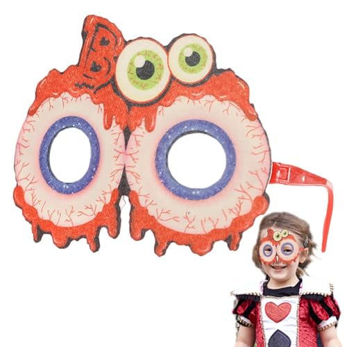 Jiimhte Halloween-Kostüm-Party-Brille, Halloween-Cosplay-Brille,Lustige Halloween-Cosplay-Brille | Kostümzubehör, Gastgeschenke, Gläser für Kinder, Partyzubehör, Kostümzubehör, Spaß für die Party von Jiimhte