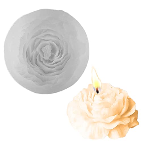 Jildouf 3D-Blumenseifenformen – große Blumenform, Fondant-Blumenform für Zuckerpaste, Schokolade, Butter, Harz, Ton, Wachs, Seife, Bastelprojekte von Jildouf