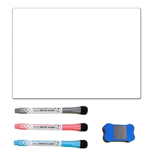 Magnetisches Whiteboard-Blatt – A3 Notizblock-Set für Kinder mit Radiergummi für Marker – Pinnwände für Metalltüren, Aktenschränke, Aktenschränke Jildouf von Jildouf