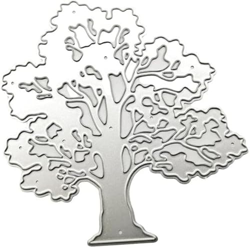 Jilibaba Metall Stanzformen Baum Prägeschablonen Vorlage Form für DIY Kartenherstellung Scrapbooking Prägen Album Handwerk von Jilibaba