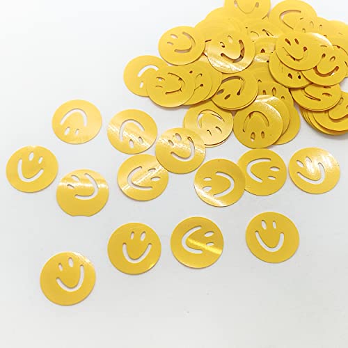 Konfetti, Smiley, Gelb, 2,5 cm, Einzelhandelsverpackung #9252 QS0 von Jimmy Jem's