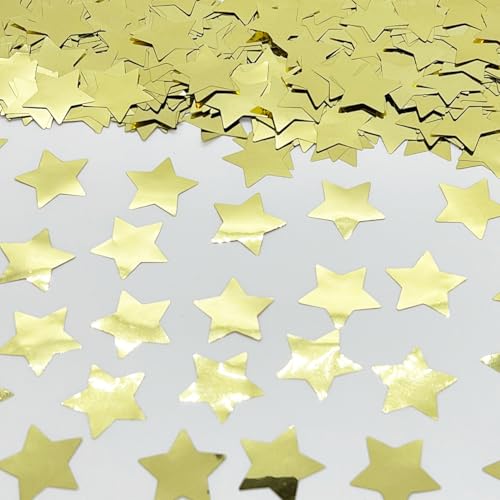 Konfetti BalloonTHINS Metallic Stars 2,5 cm Gold – 28,3 g Beutel (28,3 g) von Jimmy Jem's