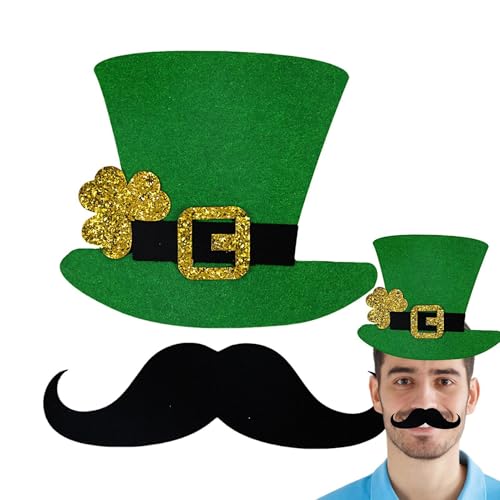 Ausschnitte zum St. Patricks Day,St. Patricks Day Papierausschnitte,Irische festliche Ornamente Party-Requisiten - Foto-Dekoration aus Papier für Kunstschulen, irische Partys, Zuhause und Familientref von Jingmiger