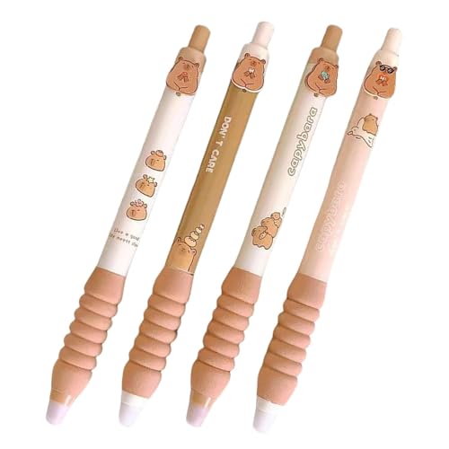 Jingmiger Capybara Gelstift Set, Radierbarer Kugelschreiber Stifte Set, 0,5 mm süße Stifte Capybara Gelstifte, Blau Gelstifte Radierbar Tintenstift, Capybara Sachen für Frauen, Mädchen und von Jingmiger