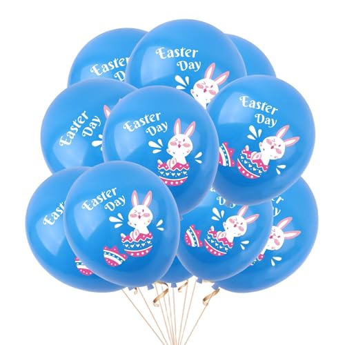 Osterballondekoration, Frohe Osterballons - Süße 100 -fache Eier Bunny Chick Balloons - Party mit Ostermotiven, Happy Decor, Hallo Spring Party Supplies von Jingmiger