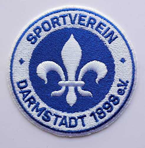 Jingtongda 2 Stück FC Darmstadt Aufnäher Patch Football Fussball Soccer Club Iron on bügelbild aufbügler Badge Team logo von Jingtongda