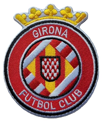 2stk FC Girona Aufnäher Patch Football Fussball Soccer Club Iron on bügelbild aufbügler Badge Team logo von Jingtongda