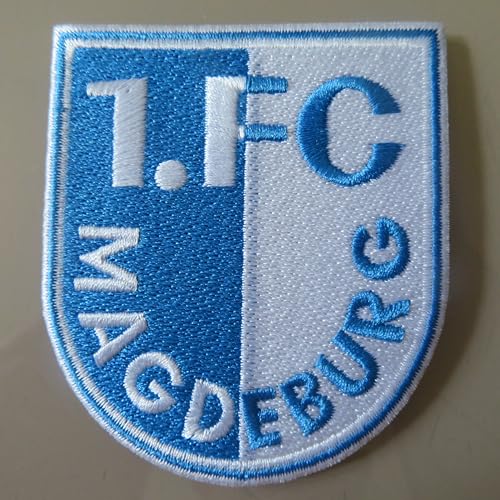 2stk FC Magdeburg Aufnäher Patch Football Fussball Soccer Club Iron on bügelbild aufbügler Badge Team logo von Jingtongda