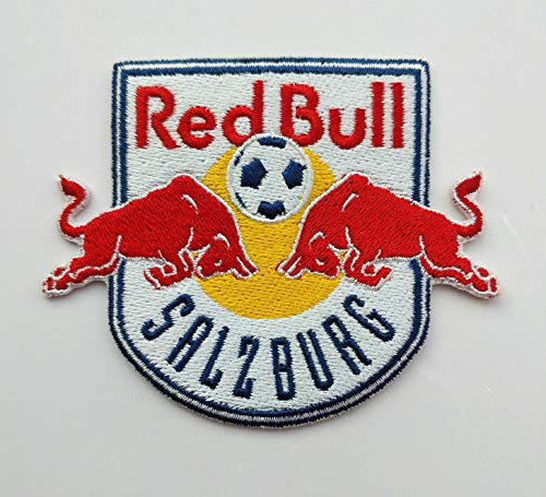 Jingtongda 2 Stück FC Salzburg Aufnäher Patch Football Fussball Soccer Club Iron on bügelbild aufbügler Badge von Jingtongda