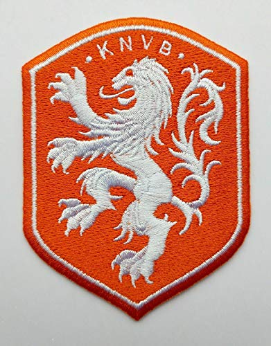 2stk National Mannschaft Team Netherland Holland Aufnäher Patch Football Fussball Soccer Club Iron on bügelbild aufbügler Badge von Jingtongda