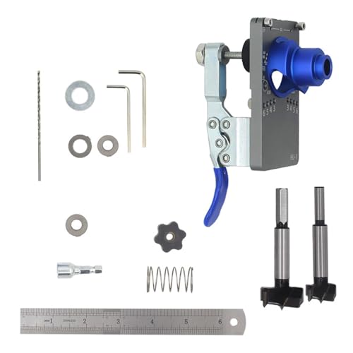 35 Mm Verdeckte Scharnierlehre Bohrloch Bohrführung Fräser Bit Set Tür Bohrloch Schablone Und Bit Für Schranktür von Jiqoe