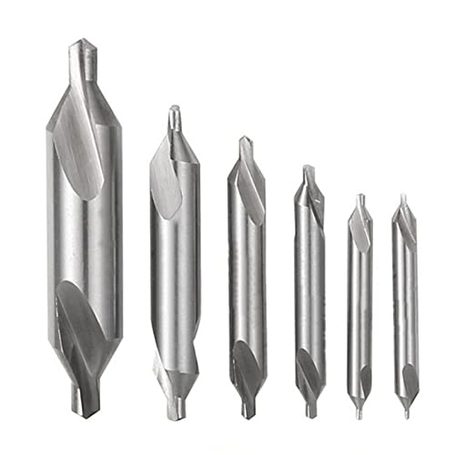 5/6-teiliges Mittelbohrer Set Schnellarbeitsstahl Bohrer Set 1 2 2 5 3 4 5 Mm Verschleißfester Senker Drehmeißel von Jiqoe