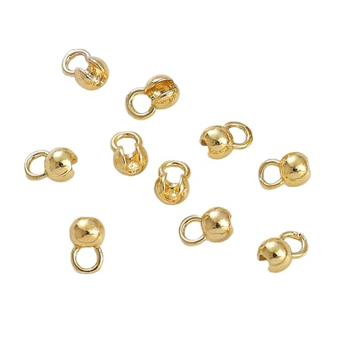 Set 10 Spitzen Kugelkettenverbindern Stilvoller Perlenverschluss Armbänder Halsketten Modischer Schmuckherstellungsverschluss von Jiqoe
