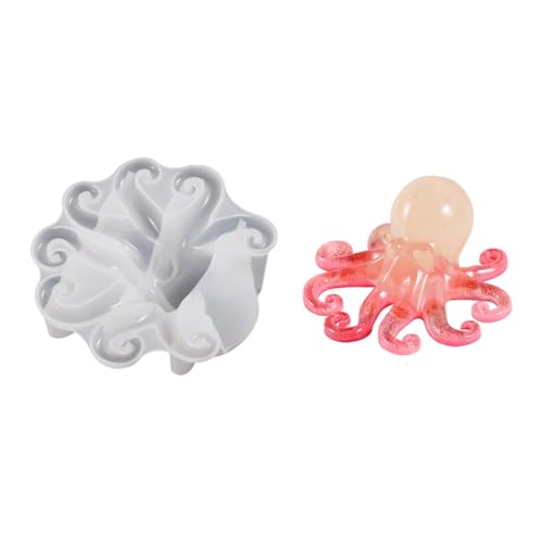 Silikonformen Epoxidharz, Marine Octopus Ornament Crafts Silicone Mold Jewelry Epoxy Casting Jewelry Tool Making Resin Diy Craft Home Decoration von Jiqoe