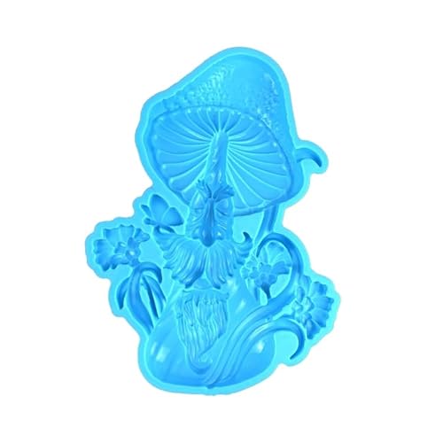 Silikonformen Epoxidharz, Mushroom Man Silicone Resin Mold Silicone Mold for Epoxy Casting Display Mould for Resin Crafts Home Decorations von Jiqoe