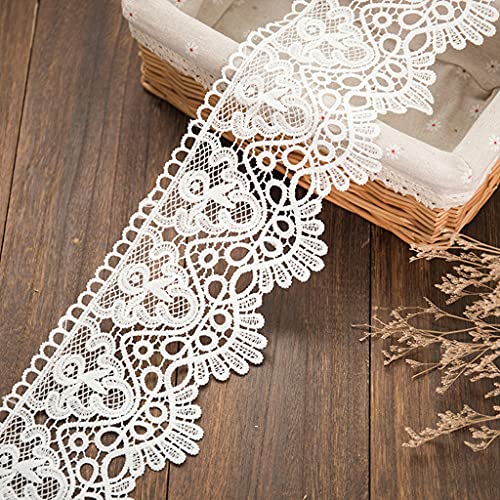 Weißes Handgemachtes Spitzenband Schmuck Nähen Bekleidungszubehör Blumenstrauß Spitzenband Tischdekoration von Jiqoe