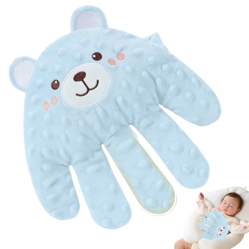 Jlobnyiun Automatischer Schneebesen für Babys, Schlafpalme für Babys, Baumwollstoff, automatische Hand für Babys, mit Fernbedienung, roter Bohnenkern von Jlobnyiun