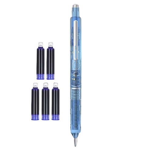 Jlobnyiun Füllfederhalter, Schreibwerkzeug, ergonomisch, 0,38 mm, mittlere Feder, einziehbarer Füllfederhalter für Studium, Schule, Schreiben, Kunst, Journaling, Skizzieren, Büro Jlobnyiun Füllfederhalter, Schreibwerkzeug, ergonomisch, 0,38 mm, mittlere Feder, einziehbarer Füllfederhalter für Studium, Schule, Schreiben, Kunst, Journaling, Skizzieren, Büro von Jlobnyiun