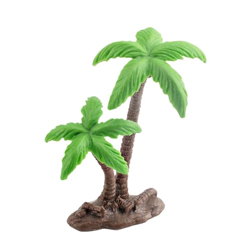 Palmenmodell - Attraktive Palme Modell, Palmenform Cupcake Topper | Künstliche Kokospalme Modell, Attraktive Cupcake Deko - Kokosnuss-Palmenmodell, Deko von Jlobnyiun