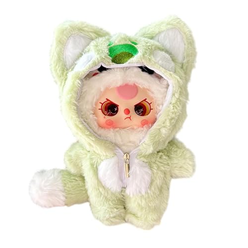 Puppenkleidung, 20 cm Plüsch-Puppenkleidungs-Outfit, Katze, 1-teiliges Kleidungsstück, Anime-Puppen-Outfit, süße Pullover für 7-Zoll-Puppenkleidung | Kleidung für Puppenzubehör von Jlobnyiun