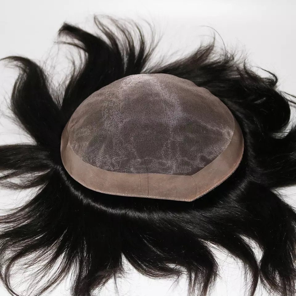 Center Crown Weiche Indien Menschen Haar Toupee von JluxuryhairUK