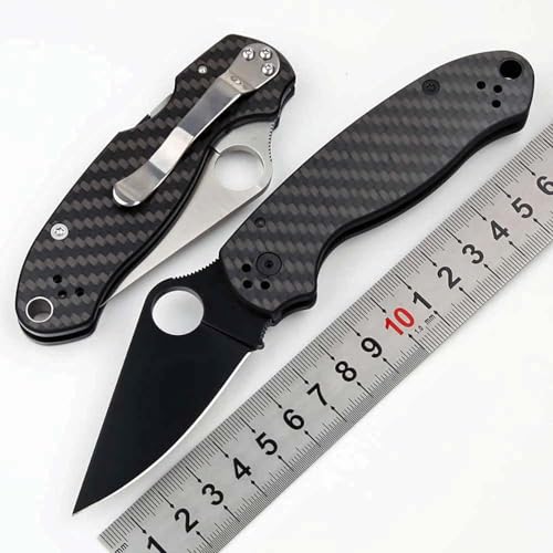 Joa Klein Taschenmesser metall klappmesser scharf klinge Loch messer schwarz Outdoor messer survival Handliches Handwerkzeuge Leicht Messer AUS stahl messer mini jagdmesser von Joa