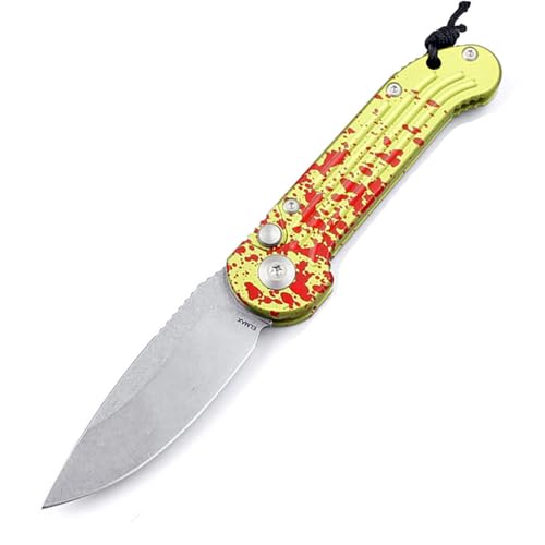 Joa Kleine handliches werkzeug stahl messer rutschfest Survival Tragbare Camping outdoor messer neck knife edc Jagdmesser Alu taschenmesser einzigartig klappmesser D2 einhandmesser faltmesser tanto von Joa