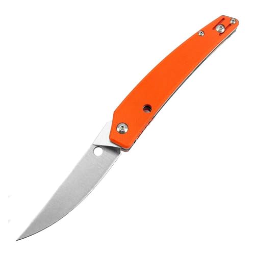 Joa Outdoor klappmesser Slim survival tragbar taschenmesser aus stahl S30V G10 neck knife edc messer multi jagdmesser tanto klein einhandmesser Idealewahl geschenk für männer von Joa