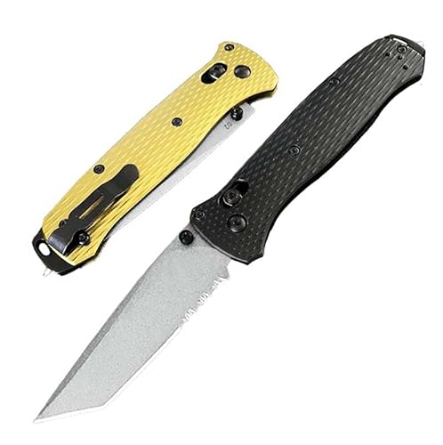 Joa Portable One-Handed Knife,Outdoor survival messer,Aluminium Tragbar Messer Schwarz stahl messer Klein Taschenmesser gegen messer schlank klappmesser EDC Handwerkzeuge mit Clip von Joa