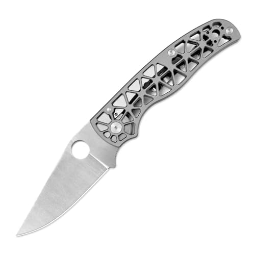 Klappmesser 8.23" Taschenmesser Hohl Silber aus Aluminium loch Edelstahl S30V & Kugellager, Kleines Outdoor Messer Survival Edc Jagdmesser leicht, Alu scharfes einhandmesser, Einzigartig stahl messer Klappmesser 8.23" Taschenmesser Hohl Silber aus Aluminium loch Edelstahl S30V & Kugellager, Kleines Outdoor Messer Survival Edc Jagdmesser leicht, Alu scharfes einhandmesser, Einzigartig stahl messer von Joa