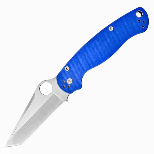 Klappmesser Edc Taschenmesser Tanto Kleines Outdoor aus G10 Loch Neck Knife S30V Stahl Messer Survival Camping messer Angeln Jagdmesser Einhandmesser Scharfes, Blau Klappbare messer mit taschenclip Klappmesser Edc Taschenmesser Tanto Kleines Outdoor aus G10 Loch Neck Knife S30V Stahl Messer Survival Camping messer Angeln Jagdmesser Einhandmesser Scharfes, Blau Klappbare messer mit taschenclip von Joa