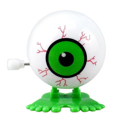 Halloween Wind Up Eyeball - Novelty Wind Up Toy | Walking Eyeballs | Eyeball Bouncy Clockwork | Small Novelty Toys | Home Desktop Decoration, Carnival Game Prizes | Fun Eyeball Toy for Kids von Joberio