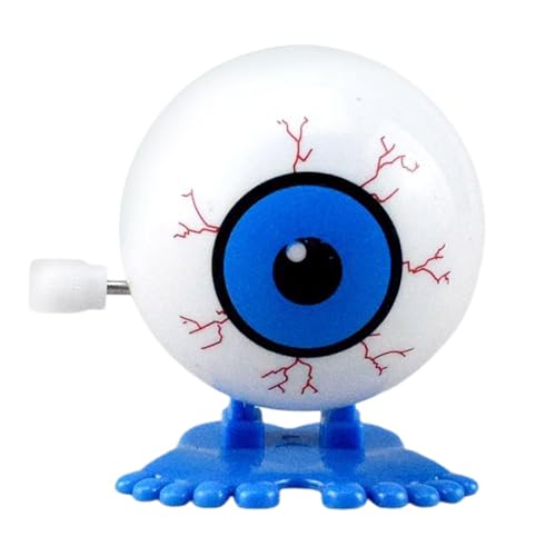 Halloween Wind Up Eyeball - Novelty Wind Up Toy | Walking Eyeballs | Eyeball Bouncy Clockwork | Small Novelty Toys | Home Desktop Decoration, Carnival Game Prizes | Fun Eyeball Toy for Kids von Joberio