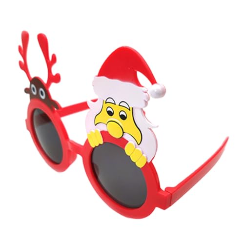 Joberio Weihnachtsbrille zum Tragen,Weihnachtssonnenbrille - Santa Rentier Weihnachtsbaum Hut Brille | Kostümzubehör, Brillen, Weihnachts-Goodie-Bag-Stuffers, Dekoration für Weihnachtsfeiern von Joberio