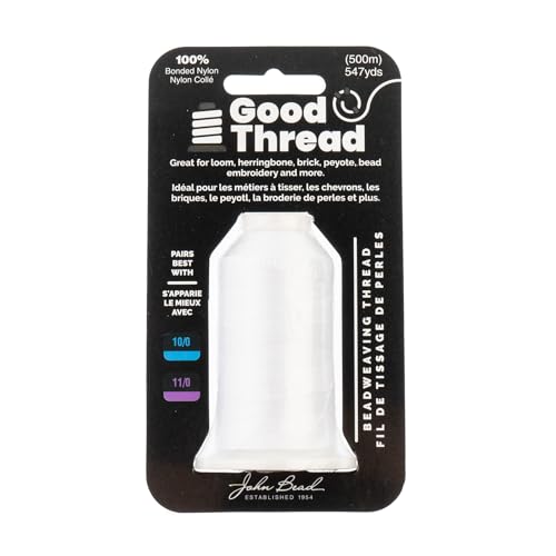 John Bead Good Thread 500m Spool-White von John Bead