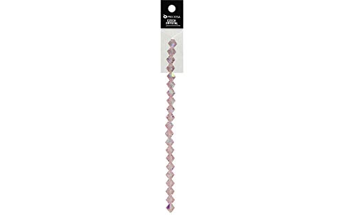 John Bead Preciosa 5" 6mm Rondelle Lt Rose AB von John Bead