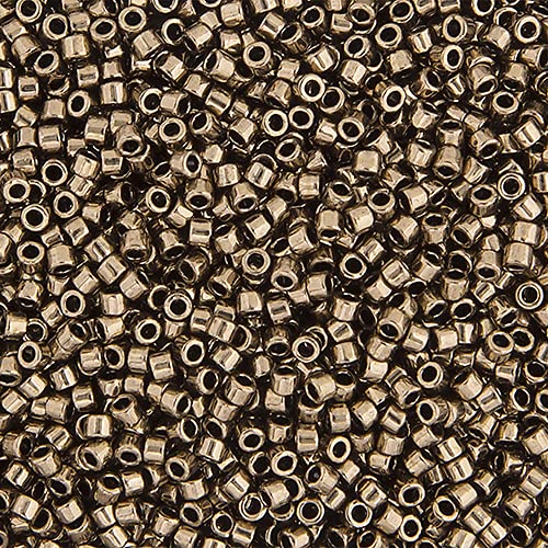 Miyuki Delica 11/0 DB0022 Bronze-Metallic, 250 g/m² Beutel japanischer Glasperlen, Großpackung mit japanischen Glasperlen von John Bead