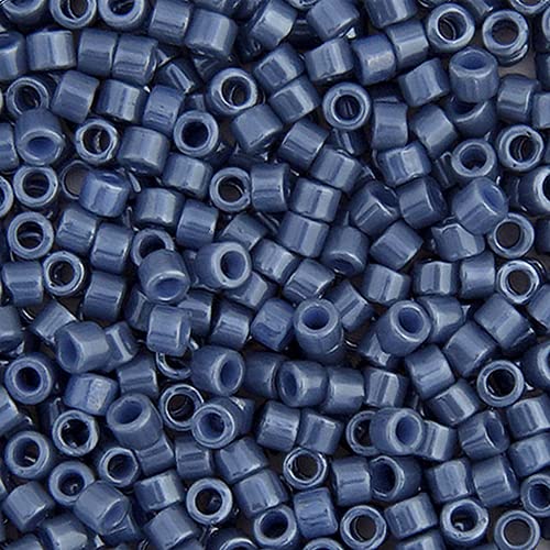 Miyuki Delica 11/0 DB0267, Blaubeeren-Opak, glasierter Glanz, 250 g/m², Beutel mit japanischen Glasperlen, Großpackung japanischer Glasperlen von John Bead