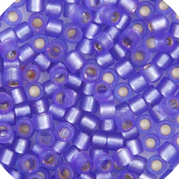 Miyuki Delica 11/0 DB0694, halbmatt gefärbt, Violett, 250 g/m² Beutel japanischer Glasperlen, Großpackung mit japanischen Glasperlen von John Bead