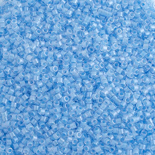 Miyuki Delica 11/0 DB2039 – Ozeanblau, leuchtende Neonfarbe, 50 g/m² Beutel mit japanischen Glasperlen von John Bead