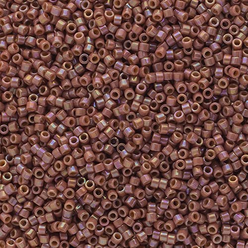 Miyuki Delica 11/0 – blickdichte glasierte dunkle Rose, AB DB2271, 250 g/m² Beutel mit japanischen Glasperlen, Großpackung japanischer Glasperlen von John Bead