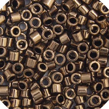 Miyuki Delica DB0022 Japanische Rocailles, 8/0 RD, 5,2 g, Bronze-Metallic, D22 von John Bead