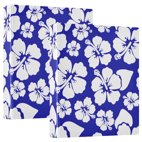 Hawaiianische Blumen, Blau, 1 Packung Rezeptbinder, Klemmbrett von Joitme