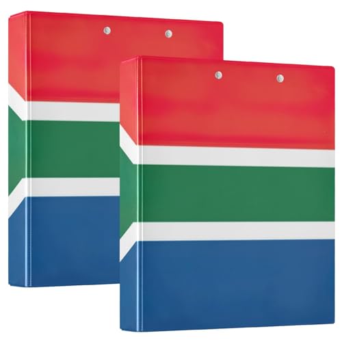 Notizbuch mit Südafrika-Flagge, 3-Ring-Notizbuch, 1 Packung mit 3 Löchern, Binder-Klemmbrett von Joitme