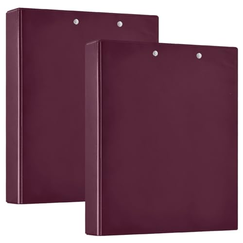 Plain Barn Red Solid Color Notizbuch, für 200 Blatt, 1 Packung mit 3 Löchern von Joitme