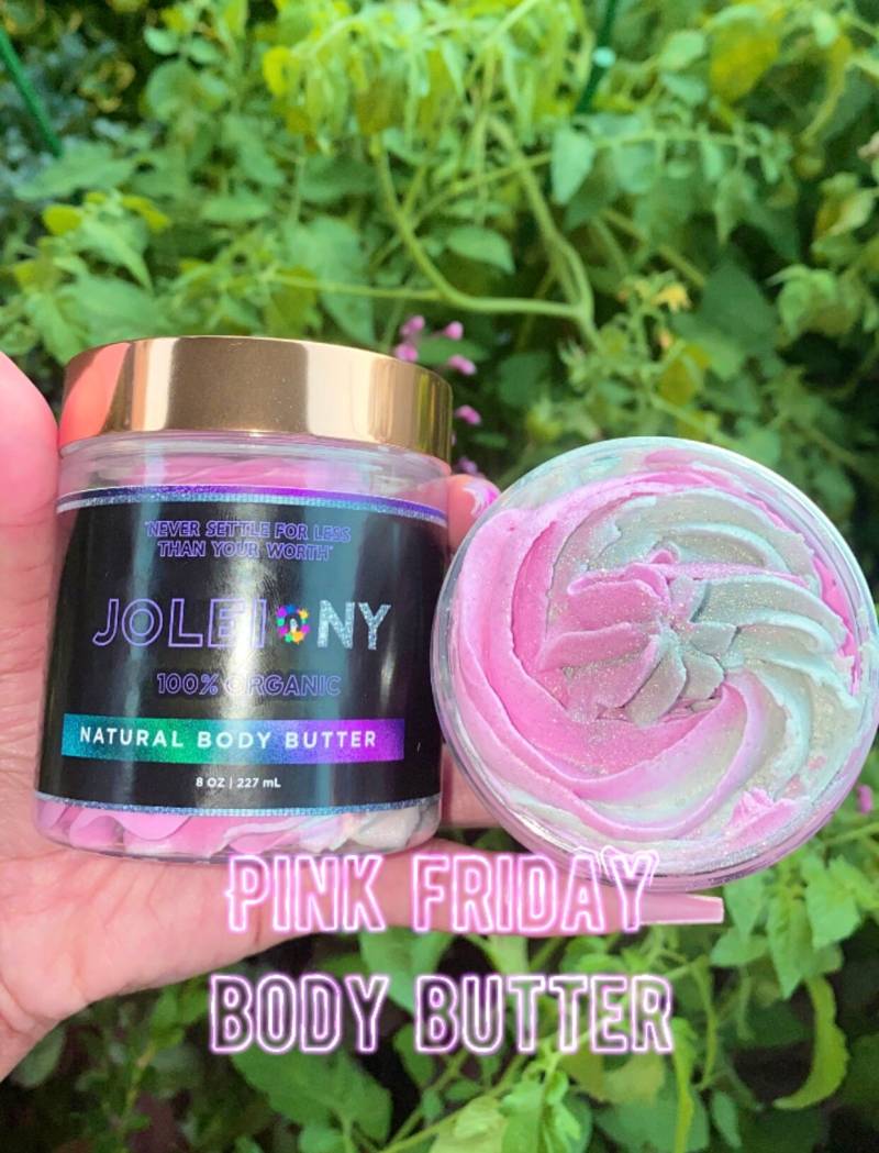 Pinke Friday Body Butter - Whipped Shea Mango Kokum Schimmernde Luxuriöse von JoleiNYShop