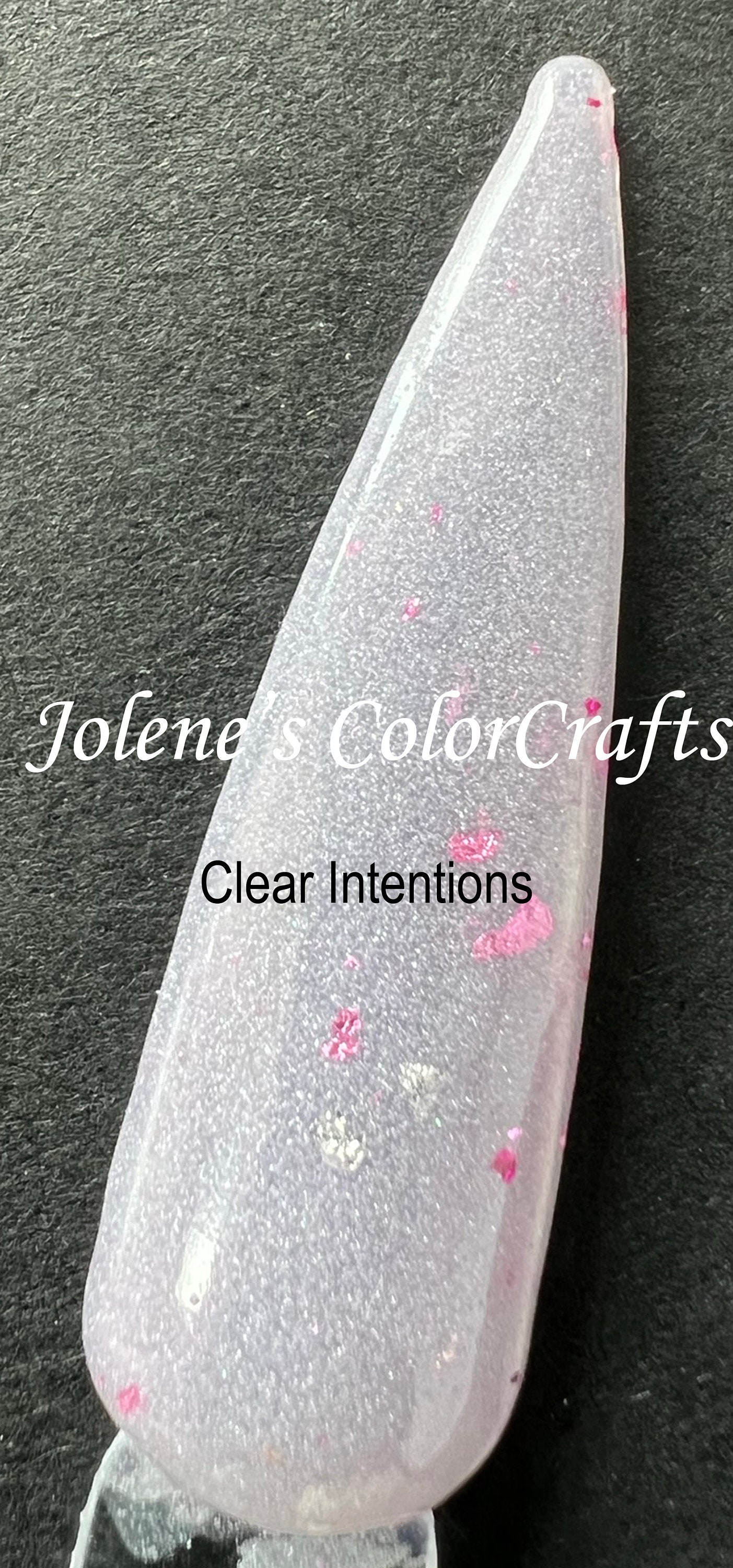 Lavendel Acryl Nagel Dip Pulver - Buntes Folien Für Die Nailart von JolenesColorCraftsUS