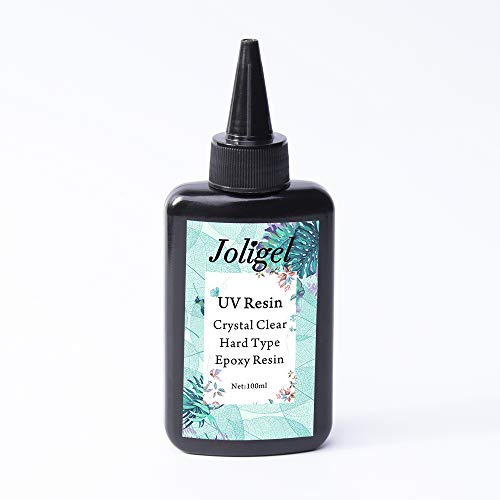 Joligel 100ml Transparentes UV-Epoxidharz für die Schmuckherstellung/Möbelbeschichtung/Harz Handwerk von Joligel